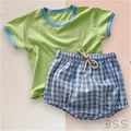 Conjunto Infantil Verão Xadrez