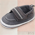 Mocassim Infantil Listras e Velcro