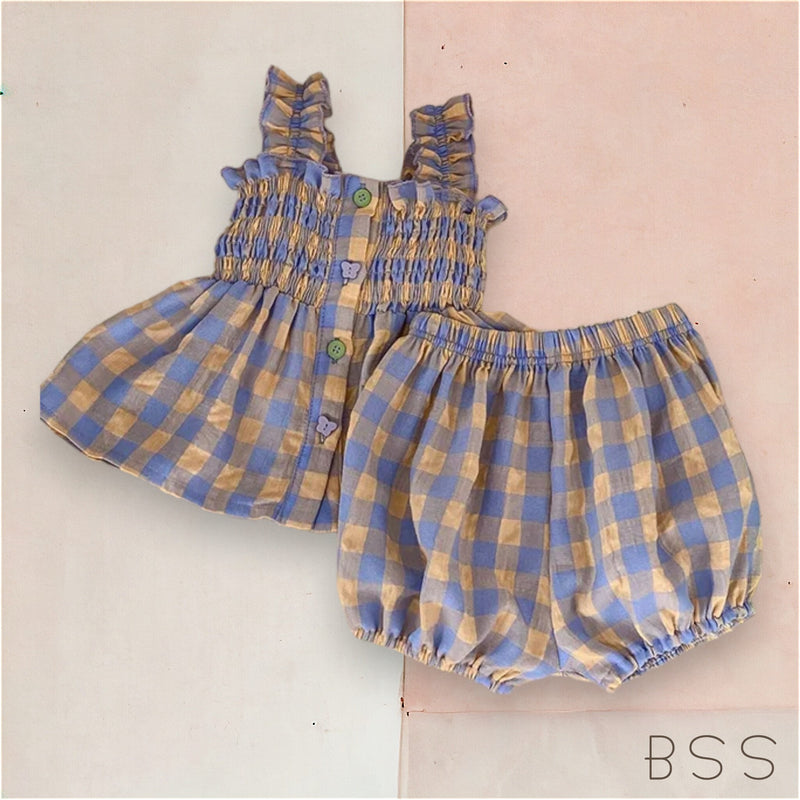 Conjunto Infantil Verão Kilt