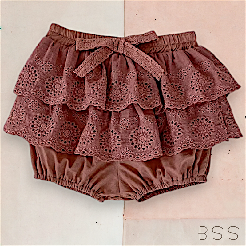 Conjunto Infantil Floral Babados